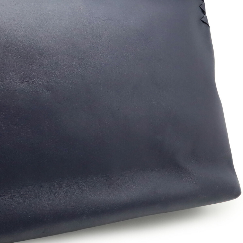 BOTTEGA VENETA Intrecciato Handbag/Shoulder Bag, Leather, Dark Purple, 221065 - Picture 10 of 10